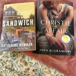 The Christie Affair & Sandwich - Two Paperback Novels
